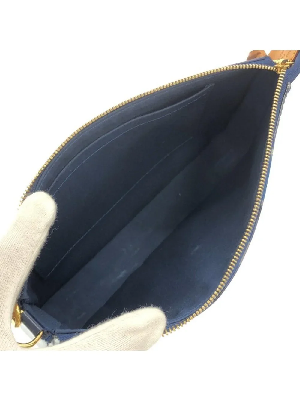 Louis Vuitton Monogram Vernis Flower Icat Pochette Soir Pouch
